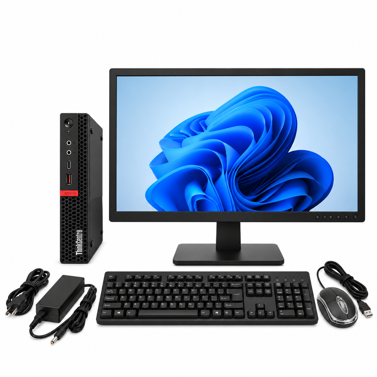PC Lenovo ThinkCentre M715 Tiny AMD Ryzen 5 + Monitor 19" | Reacondicionado | Hasta 1 año de garantía